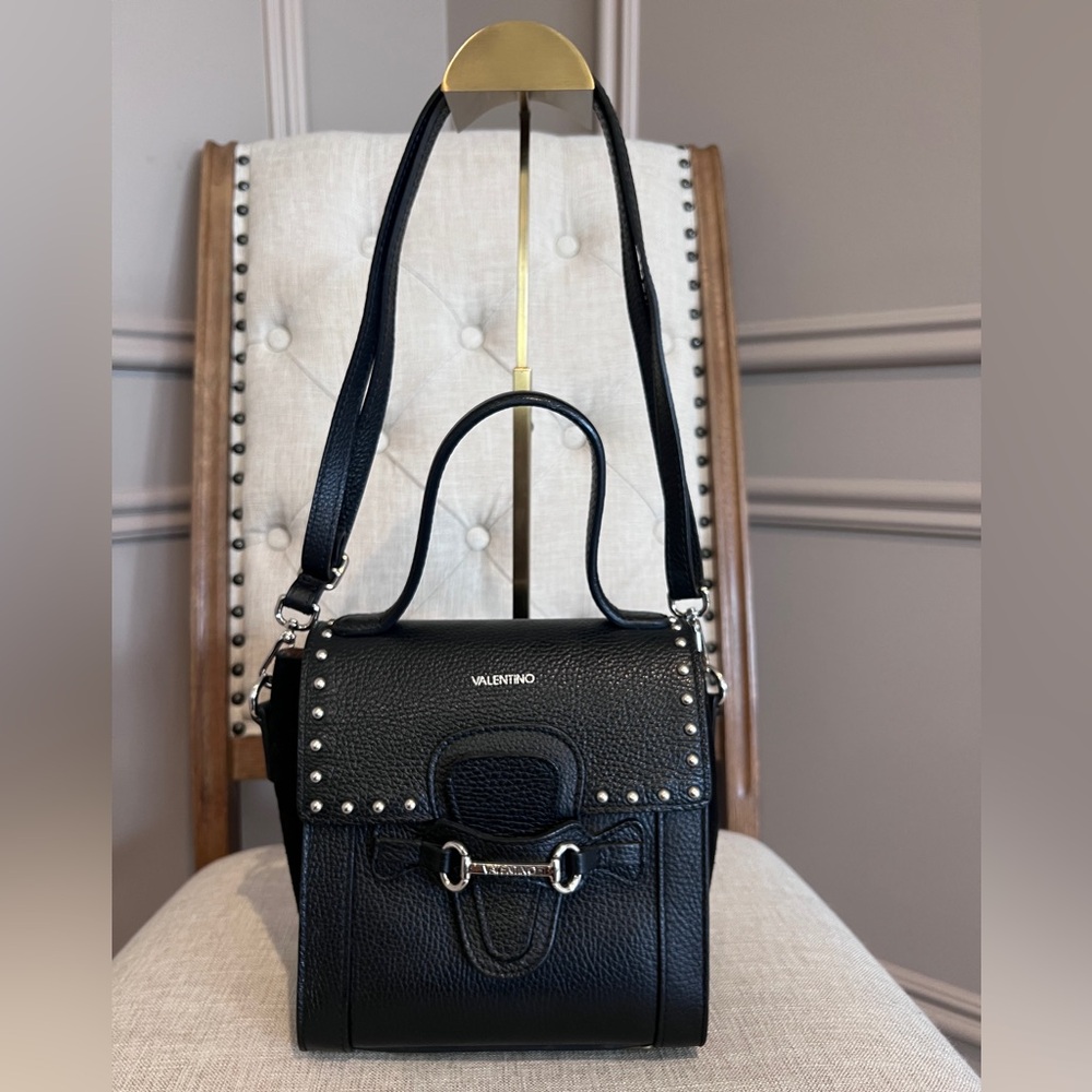 Valentino by Mario Valentino Black Leather Women's Bag
